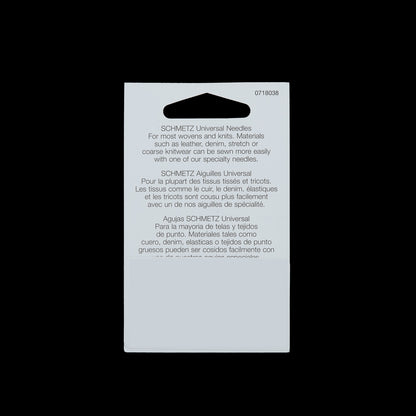 Schmetz Universal Machine Needles - Assorted Sizes - 5 ct Detail