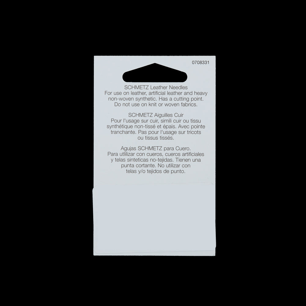 Schmetz Leather Machine Needles - 90/14 - 5 ct Detail