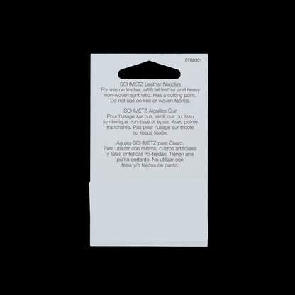 Schmetz Leather Machine Needles - 90/14 - 5 ct Detail