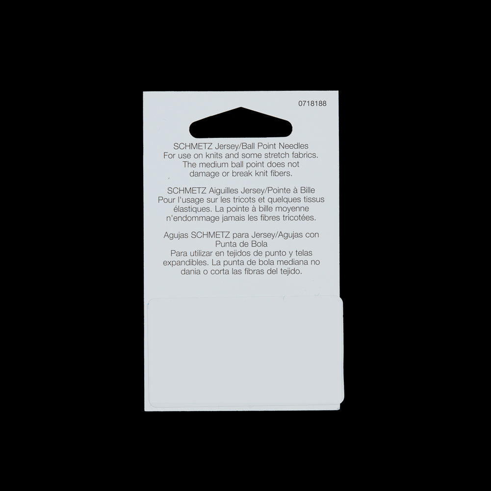 Schmetz Jersey/Ball Point Machine Needles - Assorted Sizes - 5 ct Detail