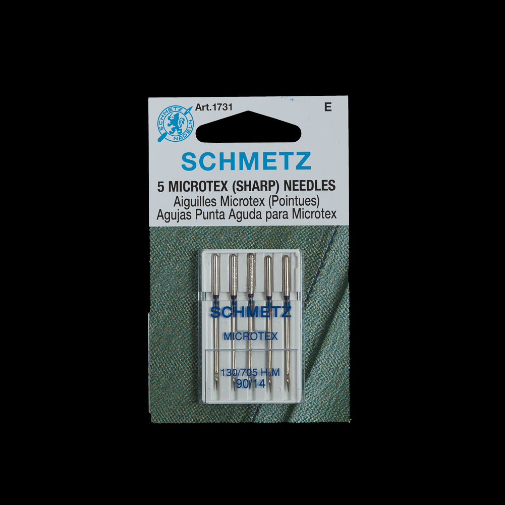 Schmetz Microtex Sharp Machine Needles - 90/14 - 5 ct
