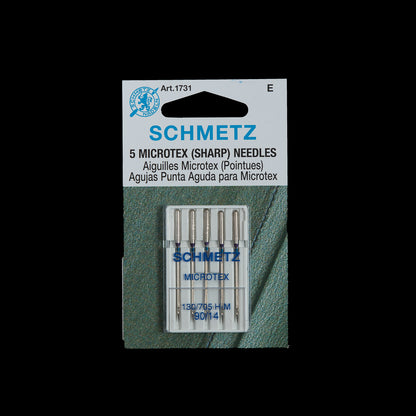 Schmetz Microtex Sharp Machine Needles - 90/14 - 5 ct
