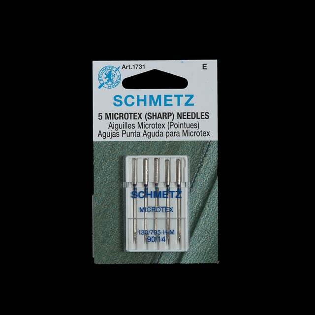 Schmetz Microtex Sharp Machine Needles - 90/14 - 5 ct