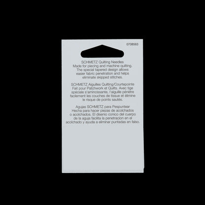 Schmetz Quilting Machine Needles - Assorted Sizes - 5 ct Detail