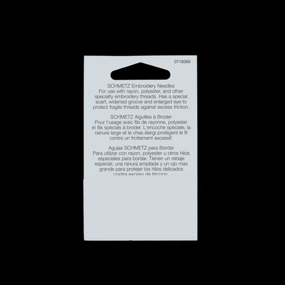 Schmetz Embroidery Machine Needles - 75/11 - 5 ct Detail