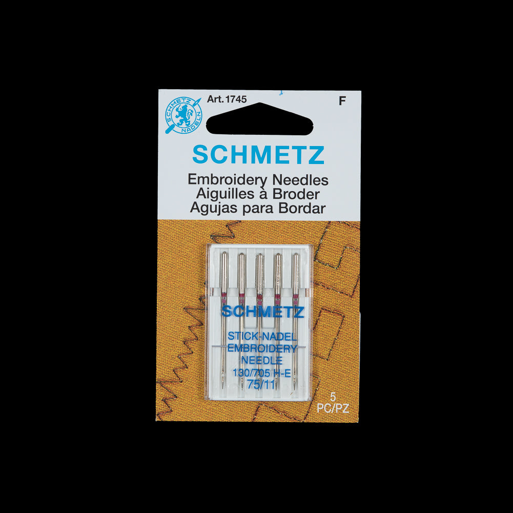 Schmetz Embroidery Machine Needles - 75/11 - 5 ct