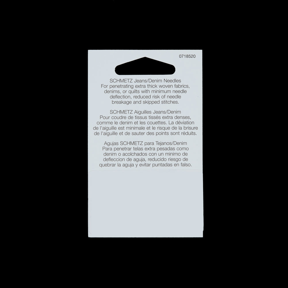 Schmetz Denim/Jeans Machine Needles - 90/14 - 5 ct Detail