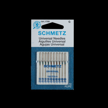 template--26688905969737__main-Schmetz Universal Machine Needles - Assorted Sizes (70/10, 80/12, 90/14) - 10 ct