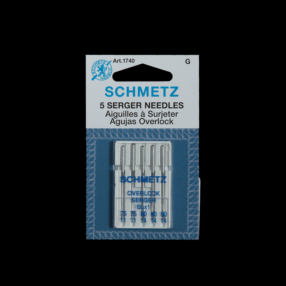 Schmetz Overlock/Serger BLx1 Machine Needles - Assorted Sizes - 5 ct
