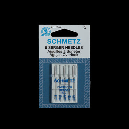 Schmetz Overlock/Serger BLx1 Machine Needles - Assorted Sizes - 5 ct