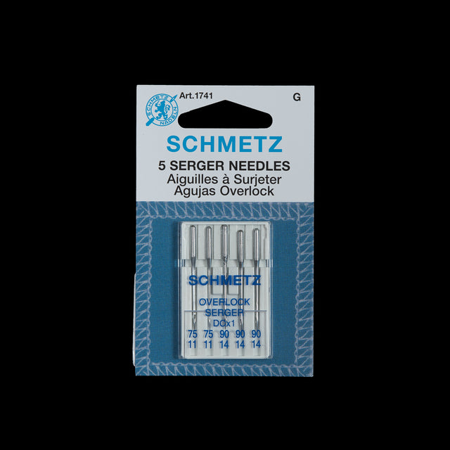 Schmetz Overlock/Serger DCx1 Machine Needles - Assorted Sizes - 5 ct