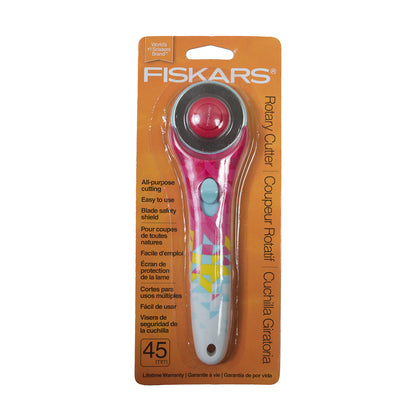 Fiskars 45mm Pink Rotary Cutter
