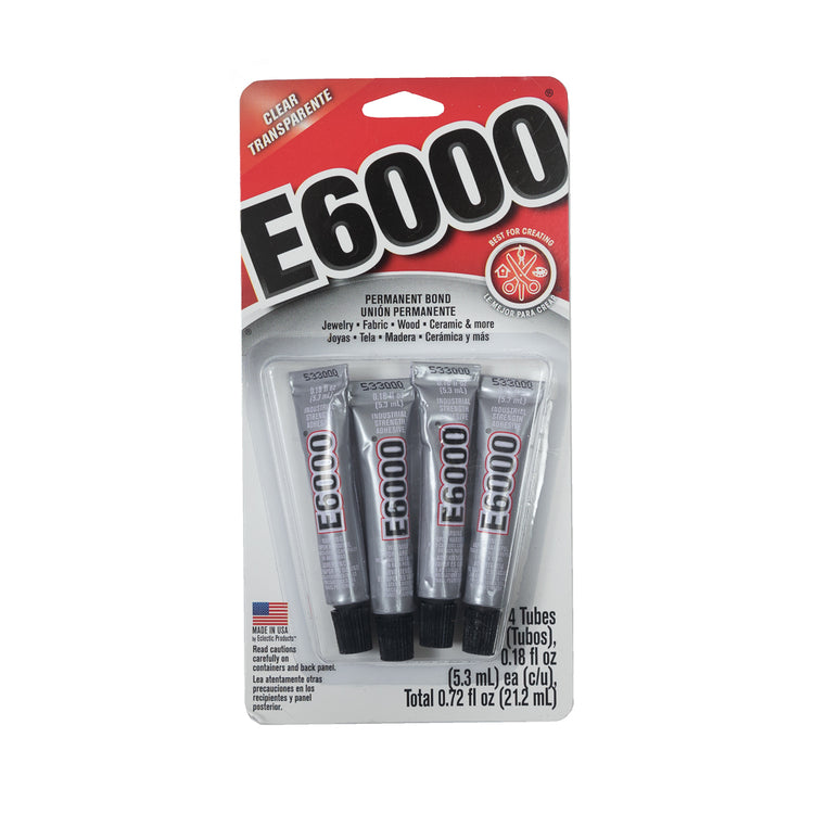 template--25130090922057__main-E-6000 Clear Adhesive - 4 Tubes/0.18oz