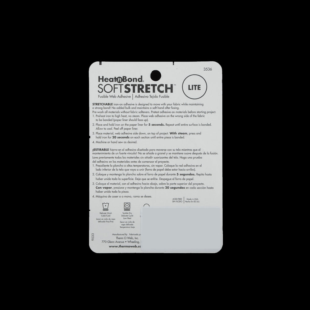 Heat & Bond Lite Soft Stretch Web Adhesive - 5/8" x 10 yards Detail
