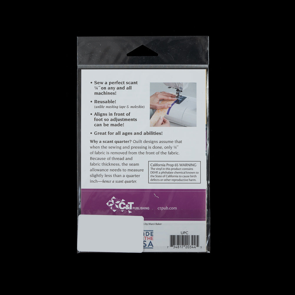 Sewing Edge Reusable Vinyl Stop - 5 Strips Detail