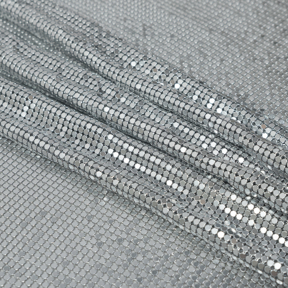 Tejido de malla tubular Joan Silver exclusivo de Mood