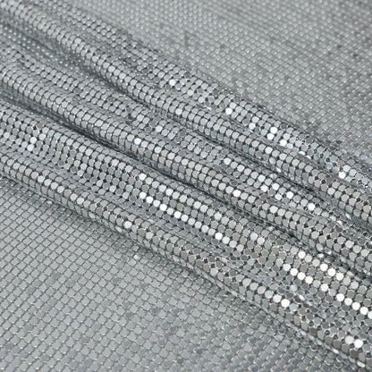 Tejido de malla tubular Joan Silver exclusivo de Mood