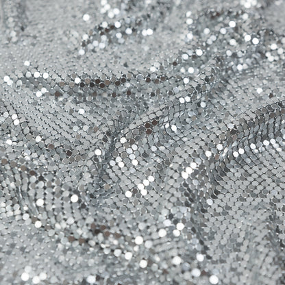 Tejido de malla tubular Joan Silver exclusivo de Mood