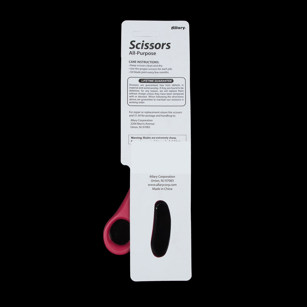 Allary Red Paper Scissors - 8.25" Detail