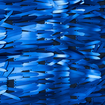 Soft Tulle with Fringe Sequins - Dull Royal Blue - Phryne Collection Full