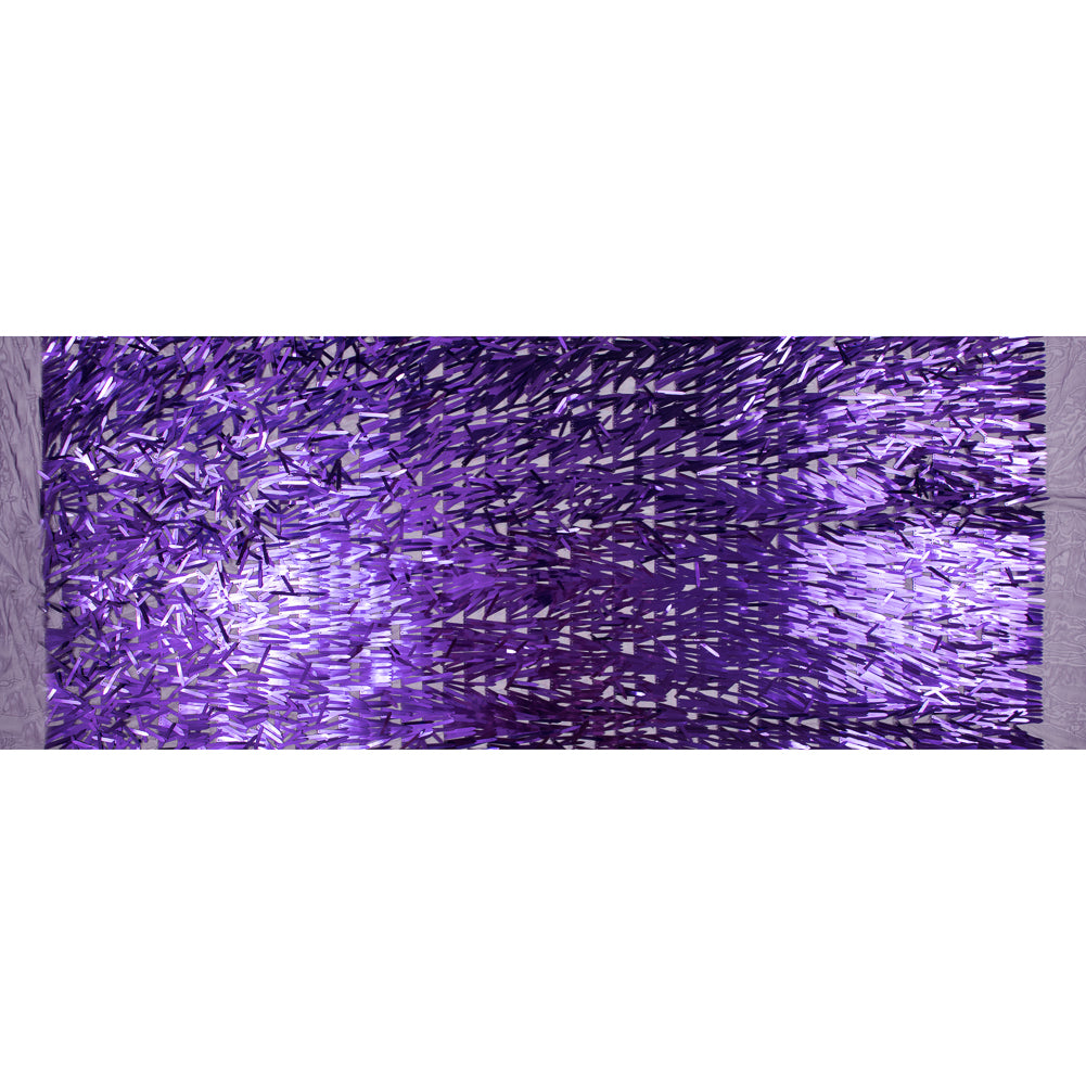 Soft Tulle with Fringe Sequins - Shiny Purple - Phryne Collection Folded