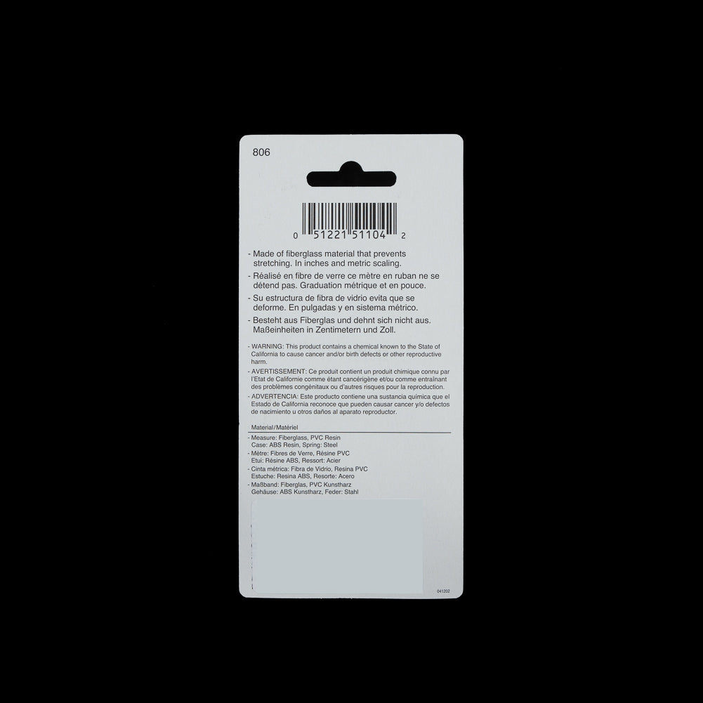 Clover Spring Tape Measure Detail