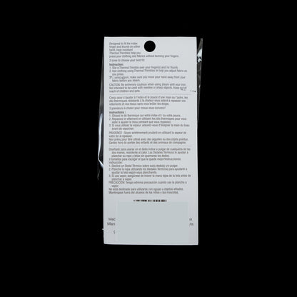 3 Blue Thermal Thimbles - Assorted Sizes Detail