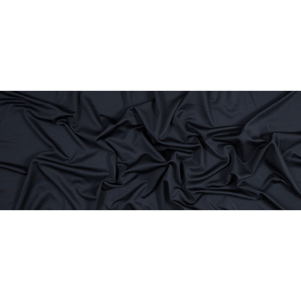 Italian Navy Stretch Jersey Crepe Folded