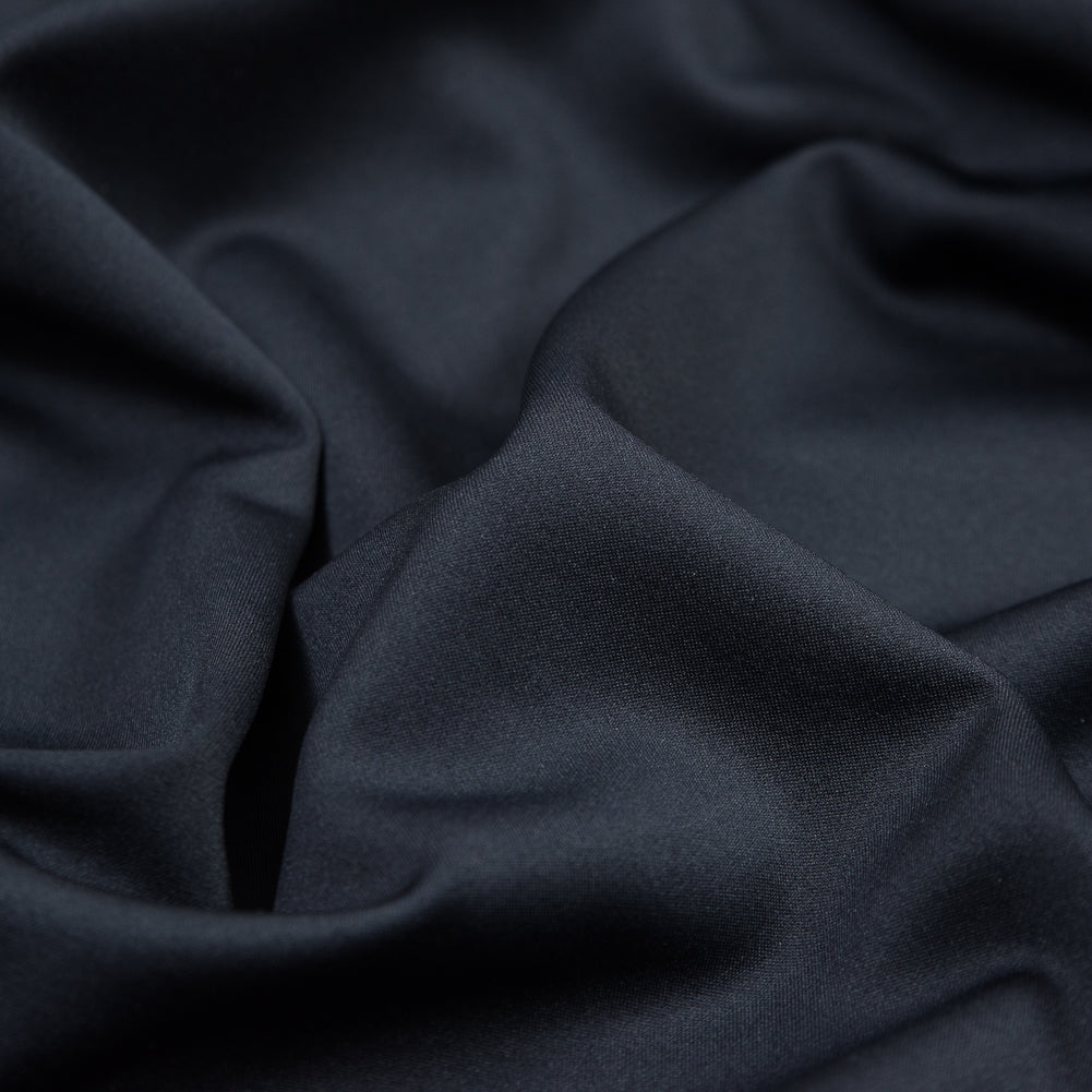 Italian Navy Stretch Jersey Crepe Full