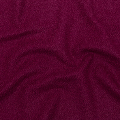 Magenta Chunky Knit Wool Boucle