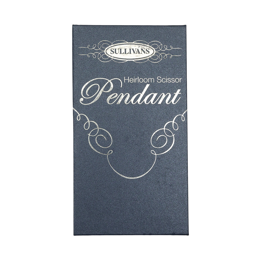 Sullivan's Silver Heirloom 3.5" Scissor Pendant Full