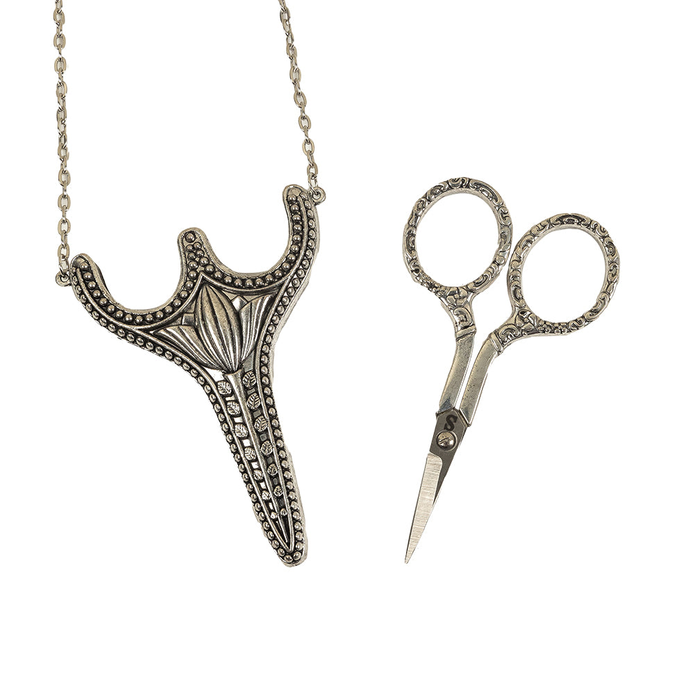 Sullivan's Silver Heirloom 3.5" Scissor Pendant Drape