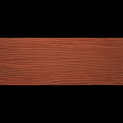 Accordion Pleated Chiffon - Tangerine - Etereo Collection Folded