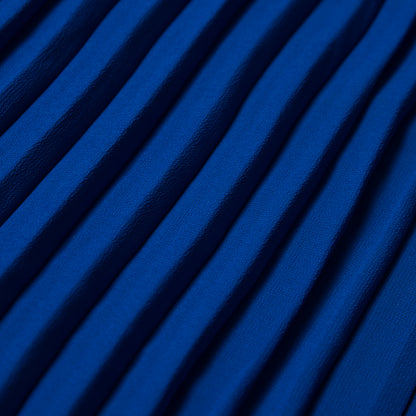 Accordion Pleated Chiffon - Royal Blue - Etereo Collection Full