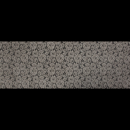Pad Dyed Cotton Lace - Desert Taupe Floral - Stevie Collection Folded