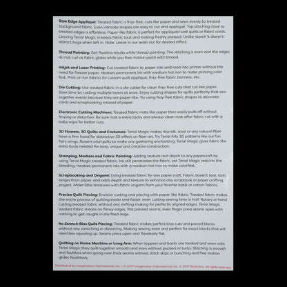 Terial Magic Fabric Stabilizer with Sprayer - 16oz Folded