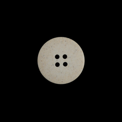 French Beige Speckled 4-Hole Button - 24L/15mm Detail