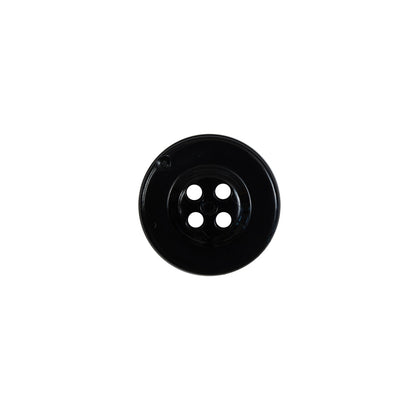 Black Plastic Anchor 4-Hole Button - 20L/12.5mm Detail