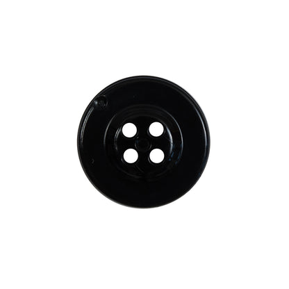 Black Plastic Anchor 4-Hole Button - 32L/20mm Detail