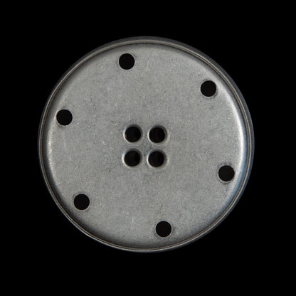 Silver Metal Dome Button - 48L/30.5mm Detail