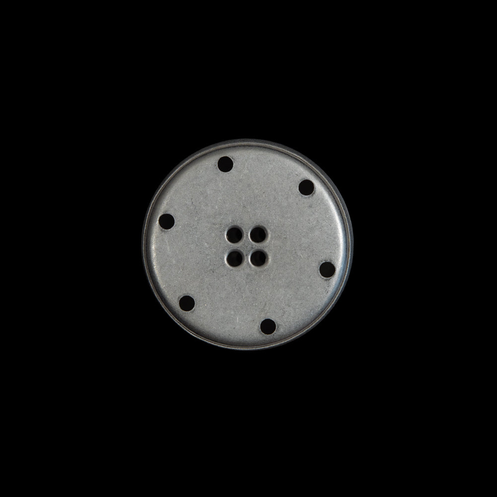 Silver Metal Dome Button - 28L/18mm Detail