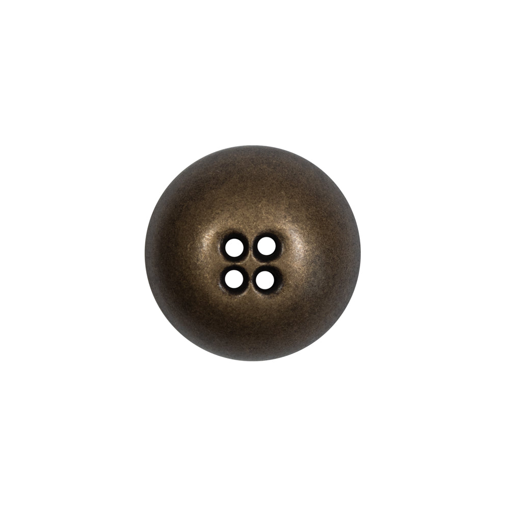 Bronze Metal Dome Button - 28L/18mm