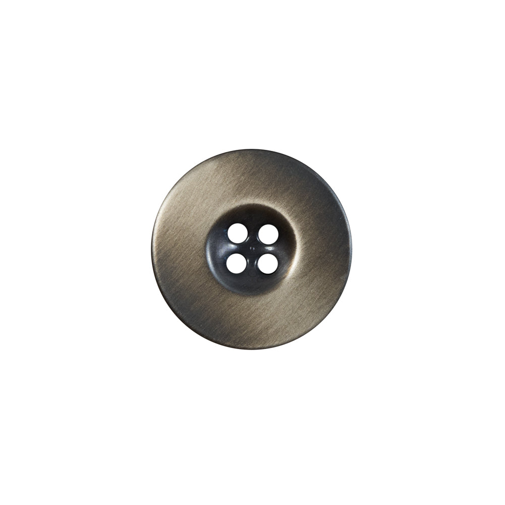 Pewter Metal 4-Hole Button - 24L/15mm