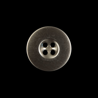 Silver Metal 4-Hole Button - 32L/20mm