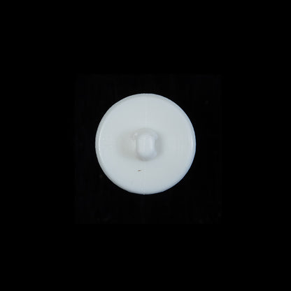 Italian White Beveled Shank Back Button - 20L/12.5mm Detail