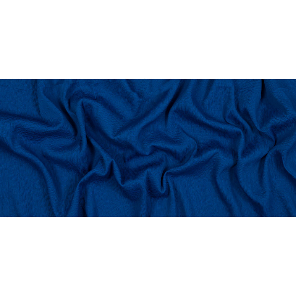 Cobalt Blue Tactile Stretch Polyester Woven Full