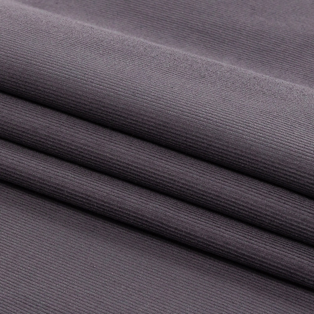 Featherwale Cotton Corduroy - Ironwood Gray - Dawn Collection Detail