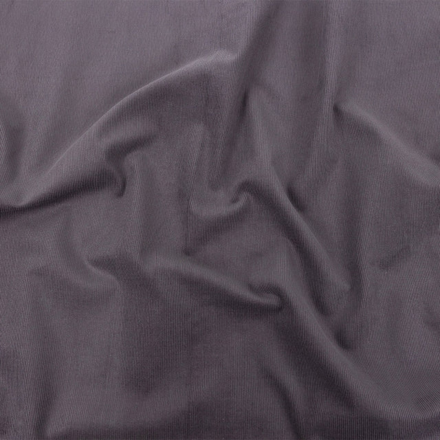 Featherwale Cotton Corduroy - Ironwood Gray - Dawn Collection
