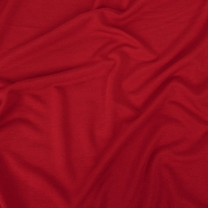 Red Solid Cupro Jersey