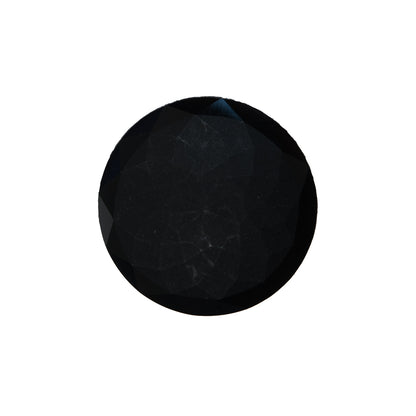 Italian Black Beveled Shank Back Button - 36L/23mm